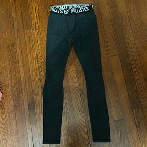 Hollister XS Dark Gray Cloth Leggings